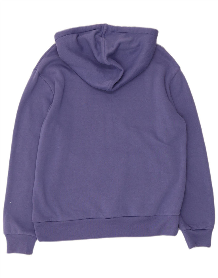 Maglione con cappuccio da donna Marks & Spencer UK 12 Cotone blu medio
