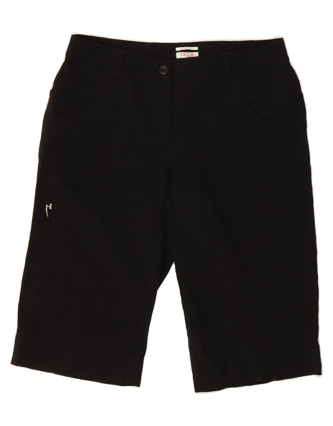 IZOD Womens Casual Shorts US 4 Small W32  Black Cotton Vintage Izod and Second-Hand Izod from Messina Hembry 