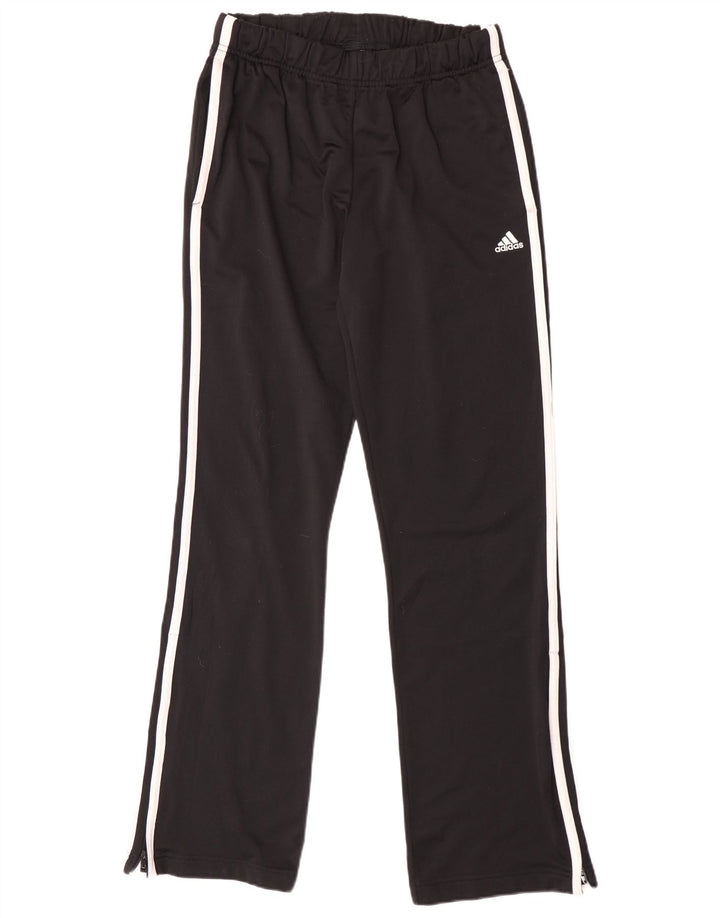 Pantaloni della tuta da ragazzo Adidas 15-16 anni in poliestere nero