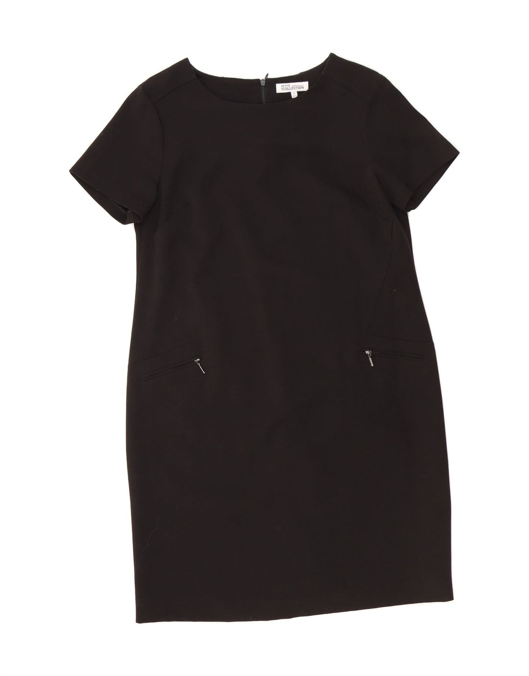 VINTAGE Womens Sheath Dress UK 12 Medium Black Vintage Vintage and Second-Hand Vintage from Messina Hembry 