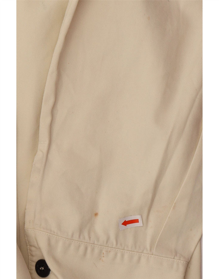 STONE ISLAND Camicia da uomo 2XL Cotone bianco sporco Classico