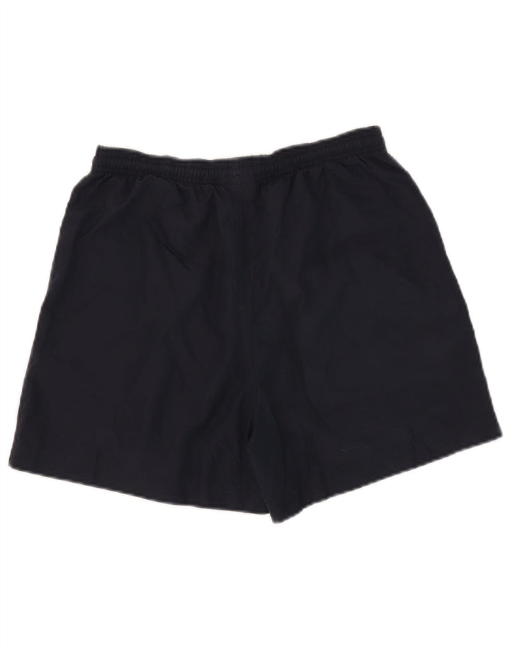 Pantaloncini sportivi Adidas da donna UK 12 medio blu navy poliestere