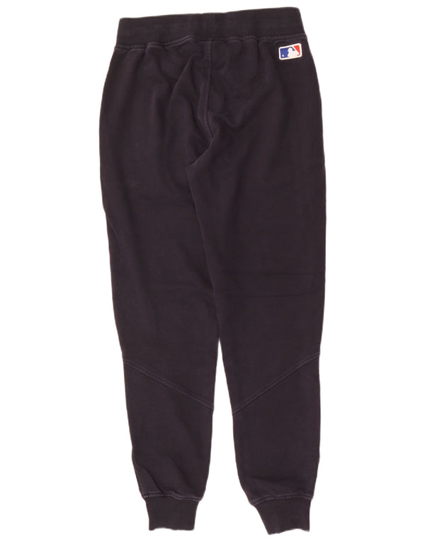 Pantaloni da tuta con grafica da uomo New Era Joggers medio cotone blu navy