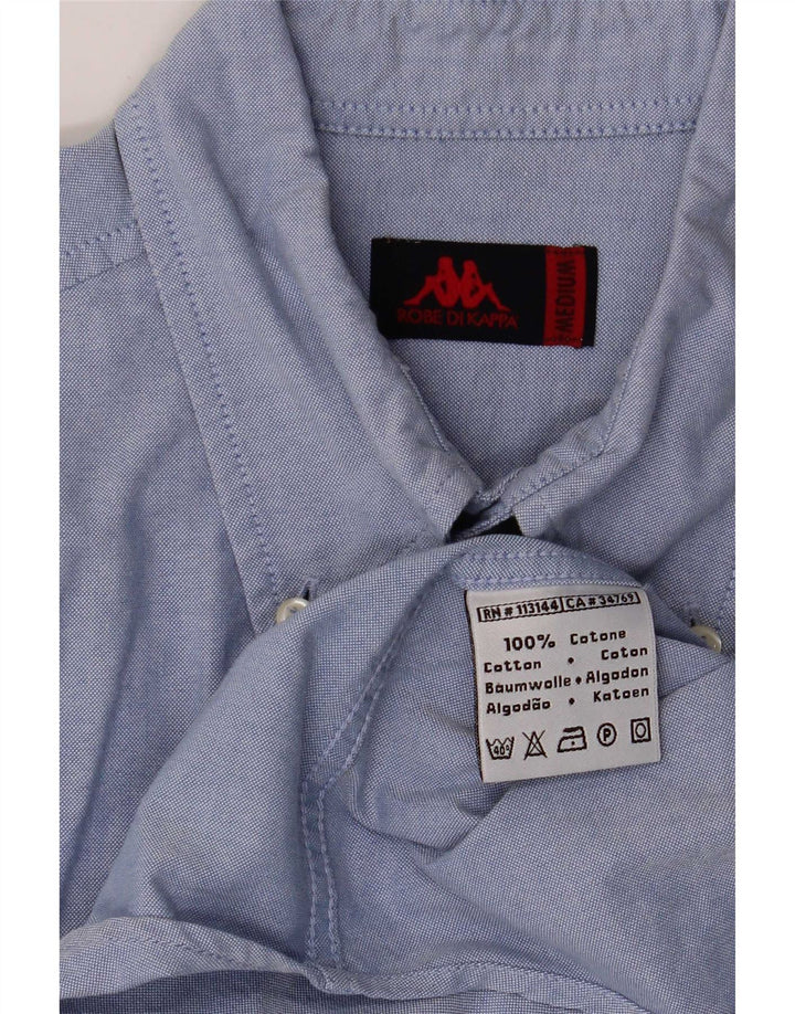 Camicia Kappa Uomo Blu Medio Cotone