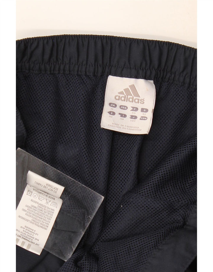 Pantaloni da tuta da donna ADIDAS UK 16 Large in poliestere blu navy