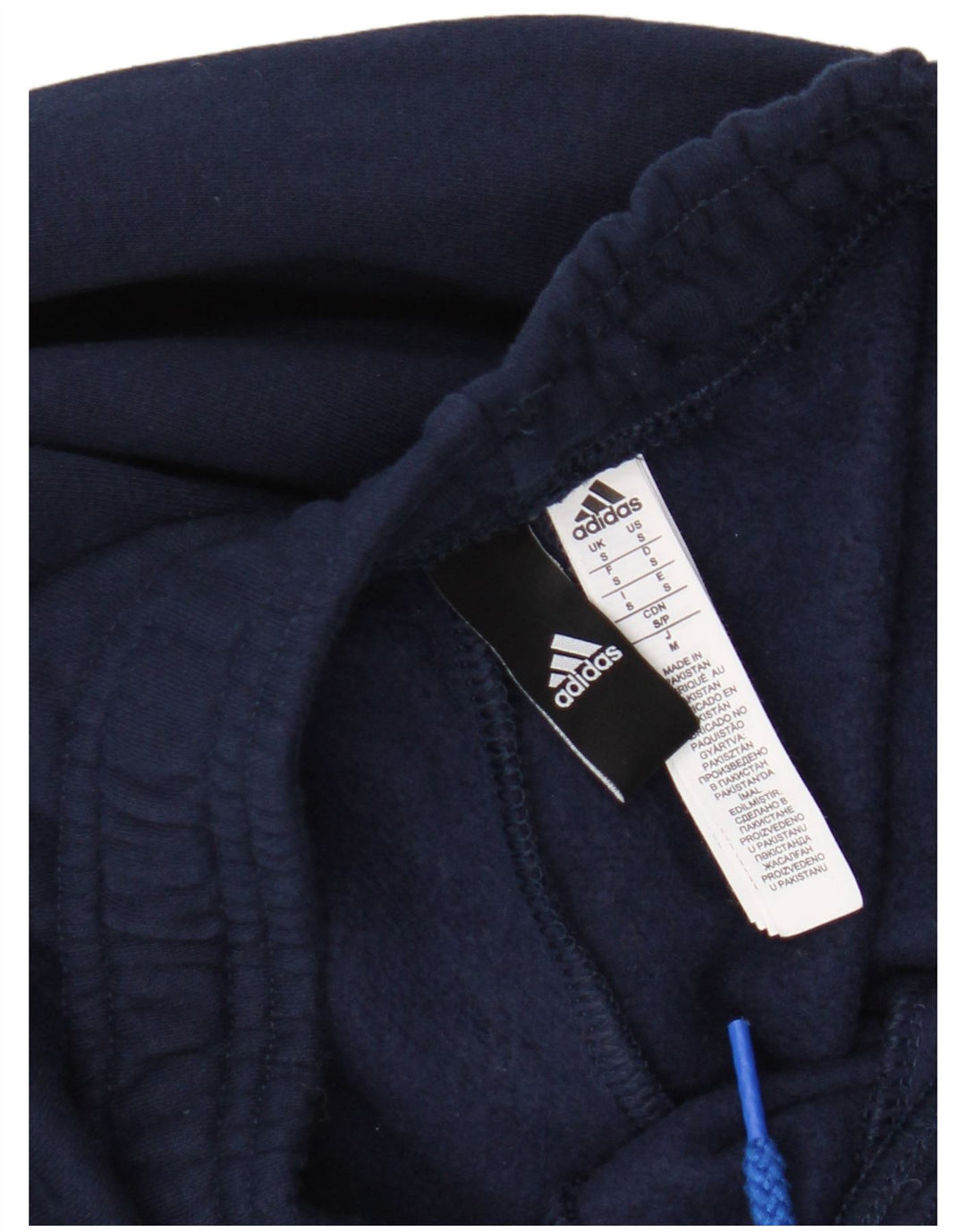 Pantaloni da tuta da uomo Adidas Joggers piccoli in cotone blu navy