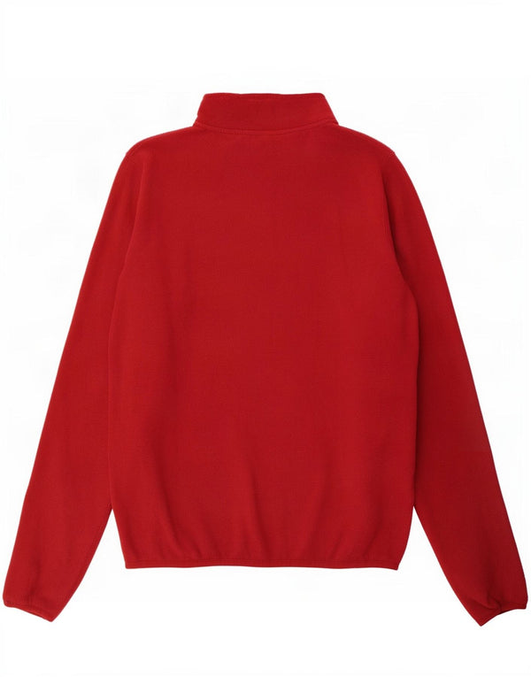 Maglione in pile da donna The North Face Polartec Zip Neck UK 14 Large Rosso