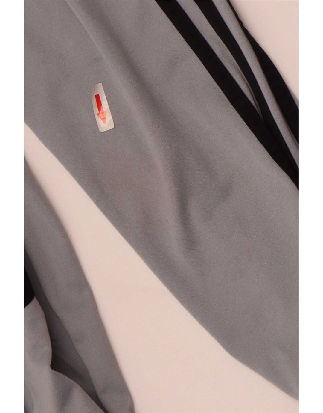Top Adidas da uomo a maniche lunghe XL in poliestere color block grigio