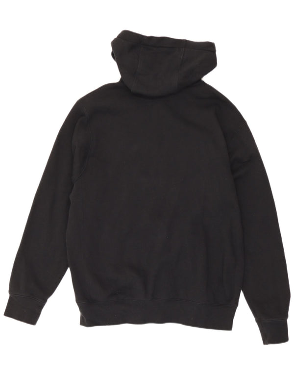 Felpa con cappuccio e zip Nike da uomo in cotone nero medio