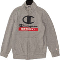 CHAMPION Boys Graphic Tracksuit Top Jacket 8-9 Years Grey Vintage Champion and Second-Hand Champion from Messina Hembry 