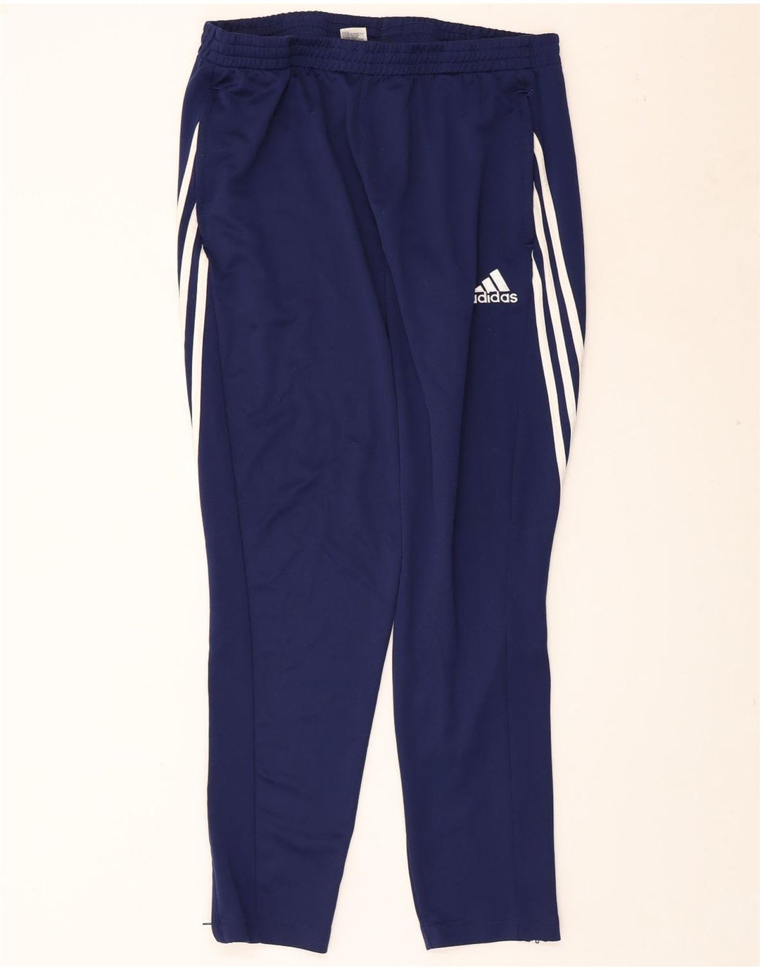 Pantaloni da tuta ADIDAS Climalite da uomo XL poliestere blu navy