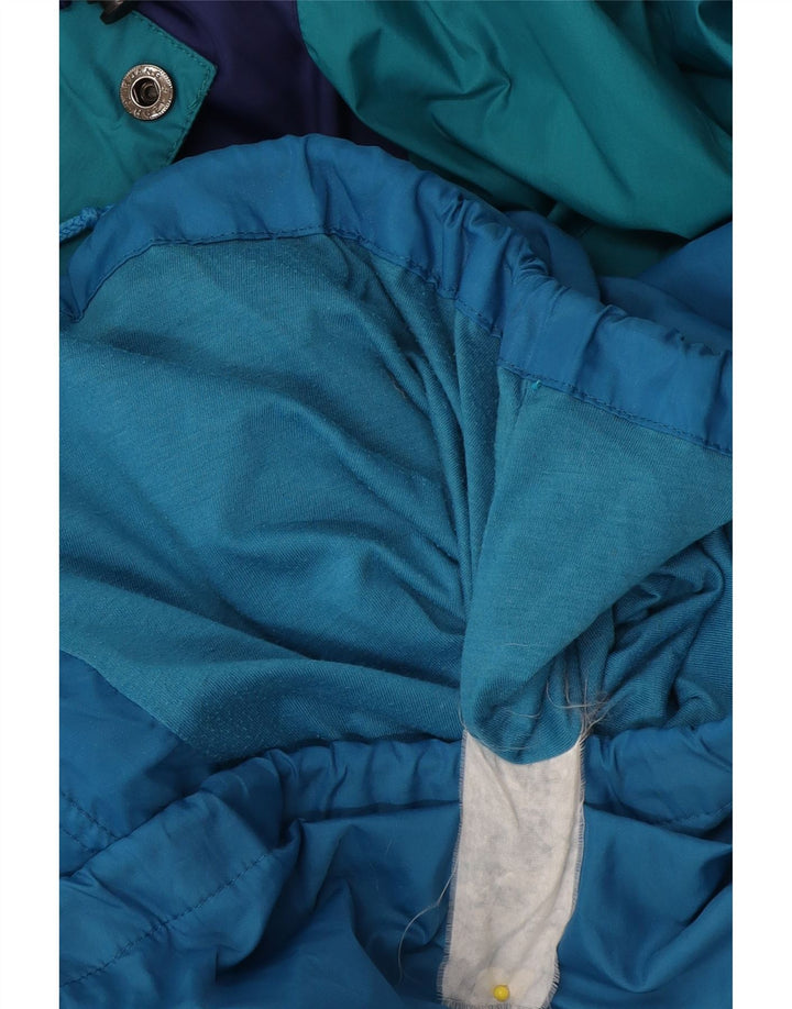 Giacca antipioggia da uomo con cappuccio Campagnolo UK 42 XL Poliestere color block blu