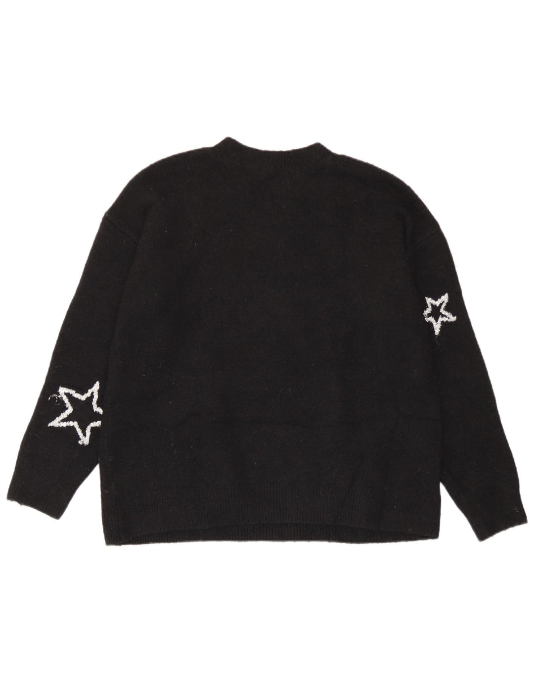 Maglione maglione girocollo da donna Marks & Spencer UK 14 medio nero