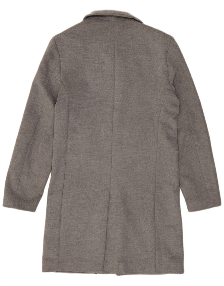 Cappotto da uomo Zara UK 36 piccolo poliestere grigio