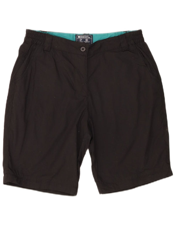 Pantaloncini chino da donna Mountain Warehouse UK 10 piccoli W28 poliestere nero