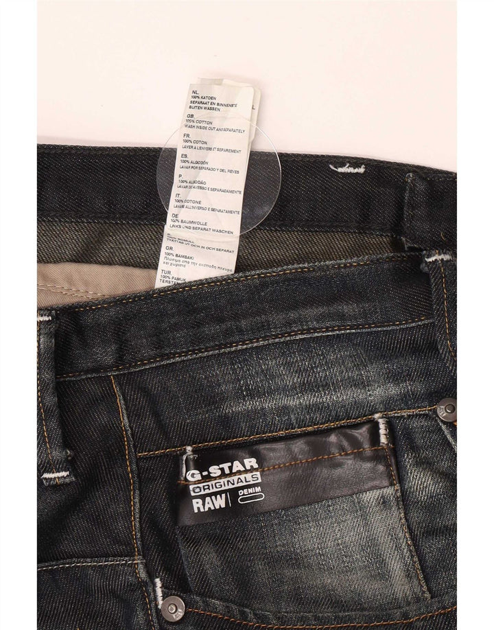 Jeans dritti da uomo G-Star W34 L34 cotone blu navy