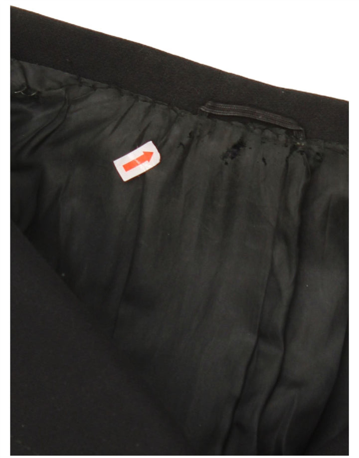 Soprabito da donna VINTAGE UK 14 medio nero