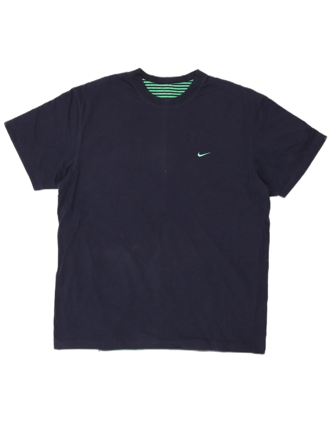 T-shirt da uomo NIKE Top Large in cotone blu navy
