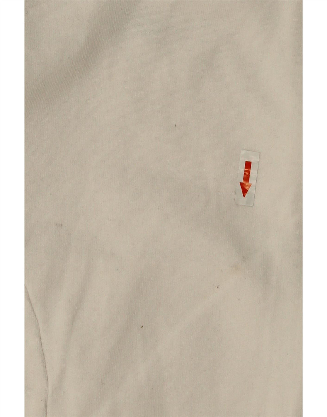 Giacca da tuta da donna Adidas UK 12 cotone bianco medio