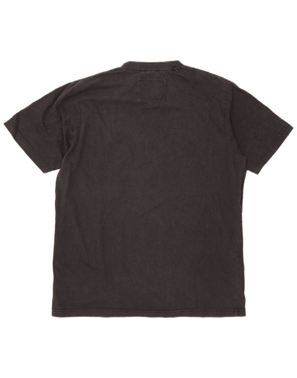 T-shirt grafica da uomo Joe Browns Top grande in cotone nero