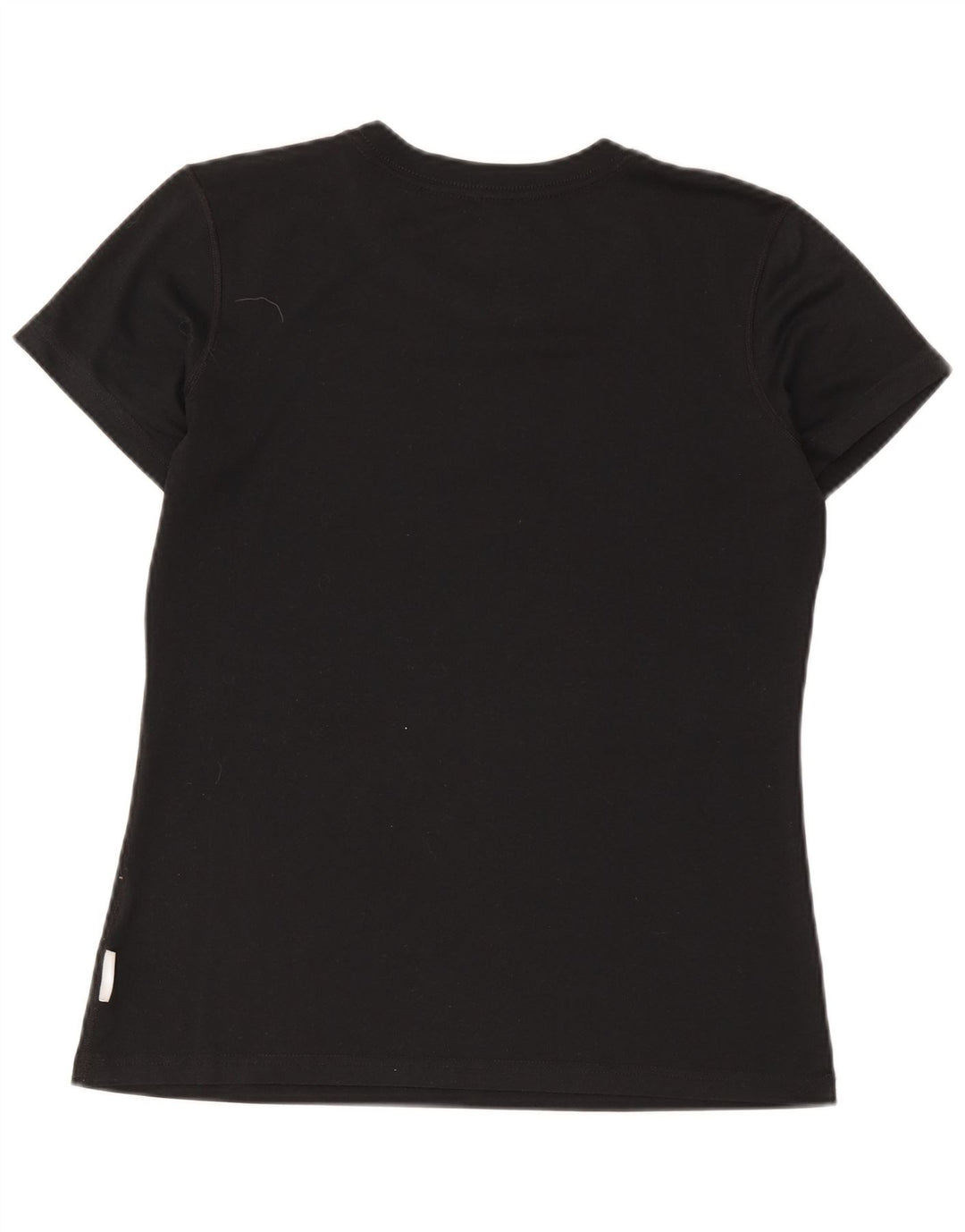 T-shirt grafica Nike Dri Fit da donna, taglia UK 14, media, nera