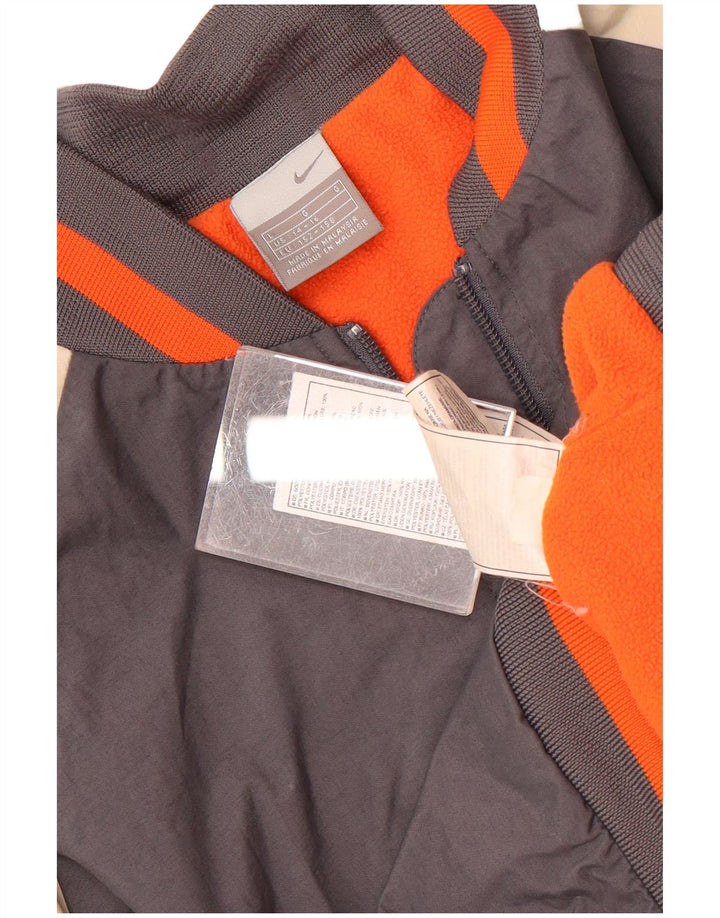 Giubbotto bomber da atletica leggera Nike da ragazzo, 12-13 anni, grande, grigio, color block