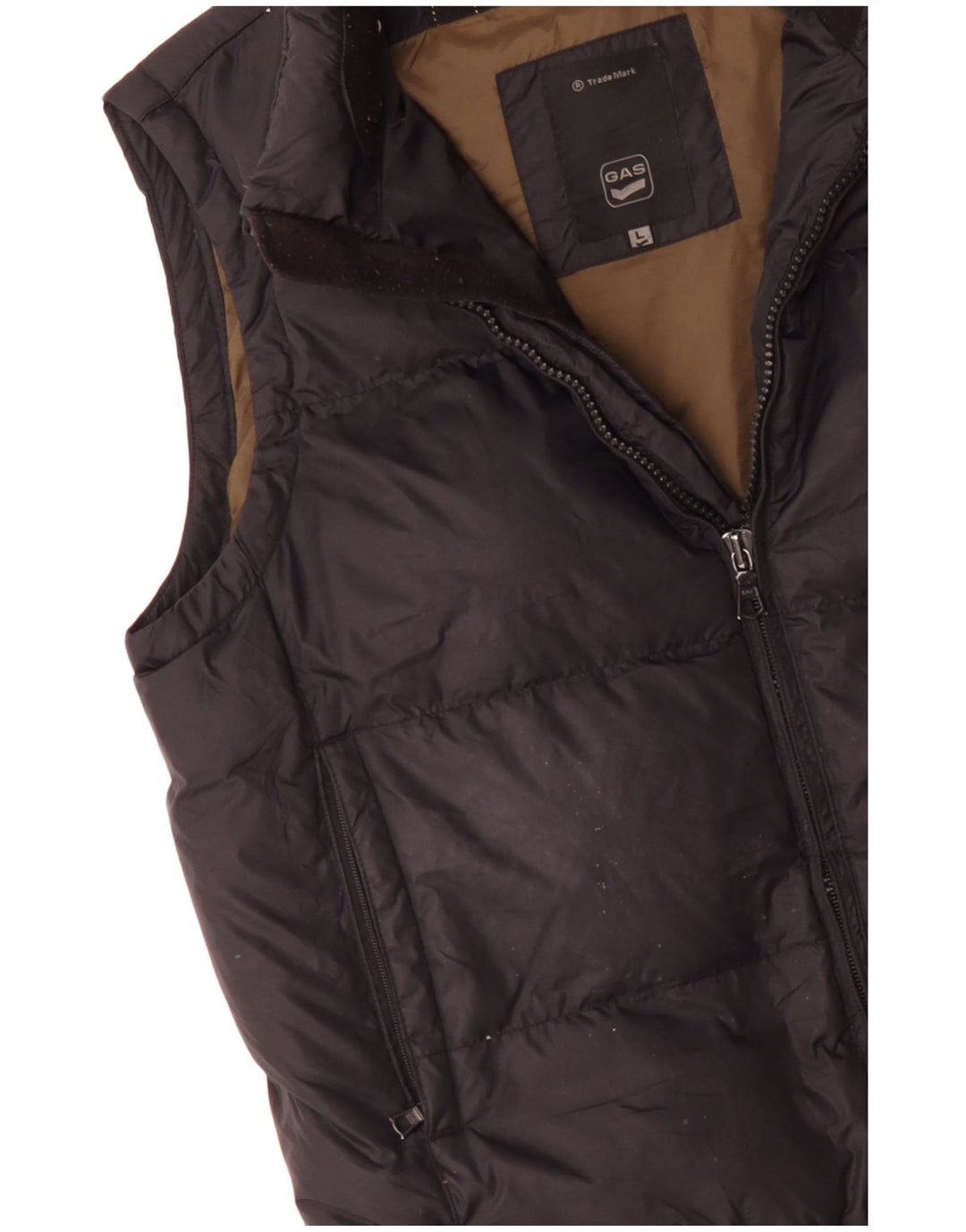 Gilet imbottito da uomo Gas UK 40 grande poliestere nero