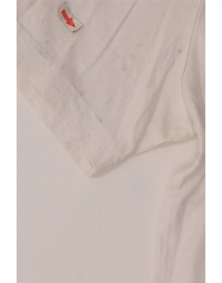 Puma T-shirt grafica da uomo grande in cotone bianco