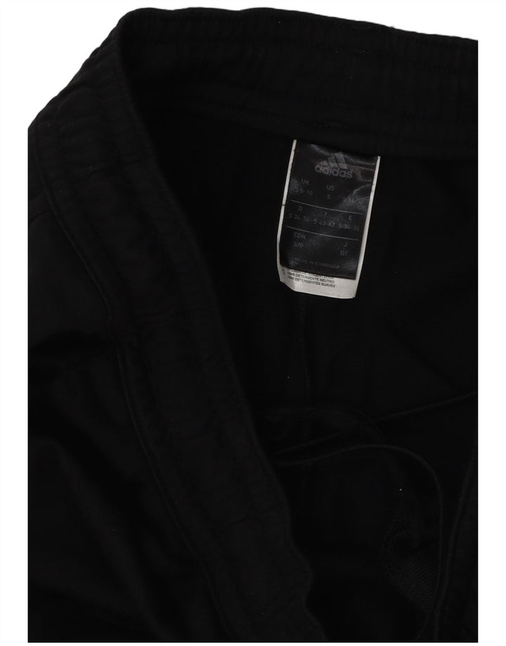Pantaloni da tuta da donna Adidas UK 8/10 Small Nero Poliestere