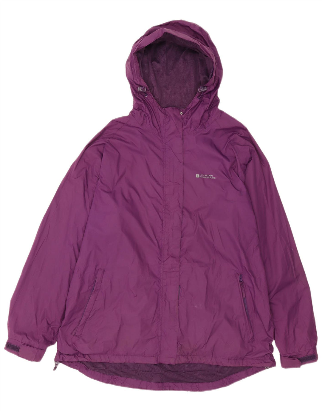 Giacca antipioggia oversize con cappuccio da donna Mountain Warehouse UK 18 XL Viola