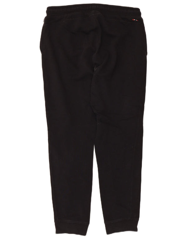 Pantaloni da tuta da uomo Geographic Napapijri Joggers in cotone nero medio