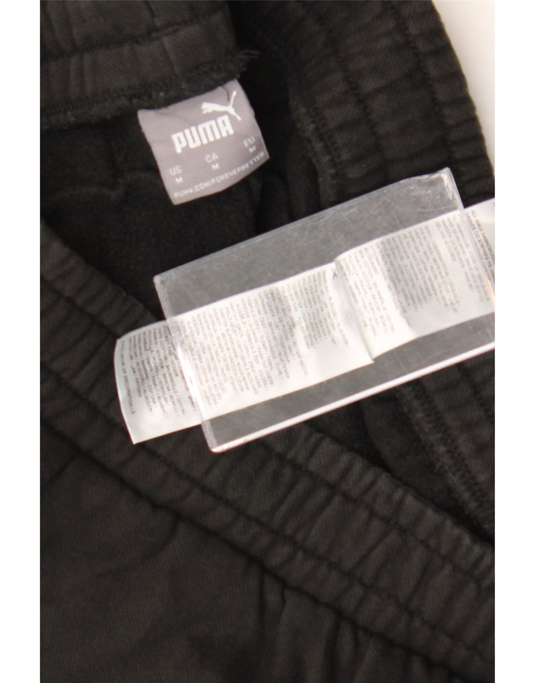 Pantaloni da tuta da uomo Puma Joggers Medium Black Cotton