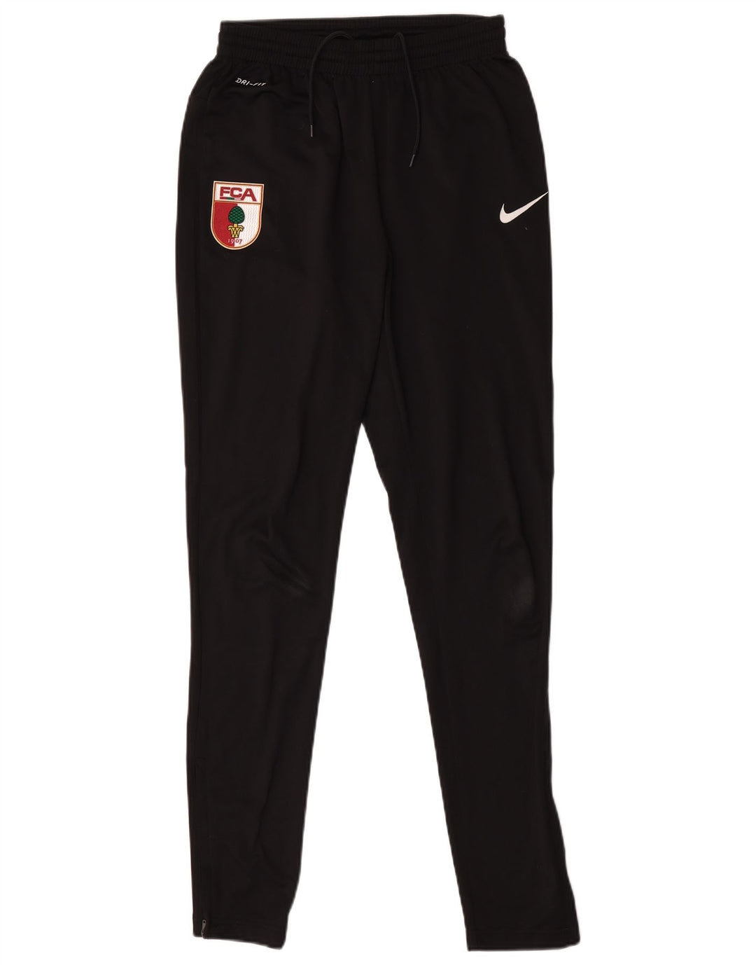 Pantaloni da tuta Nike FC Augsburg da uomo piccoli in poliestere nero