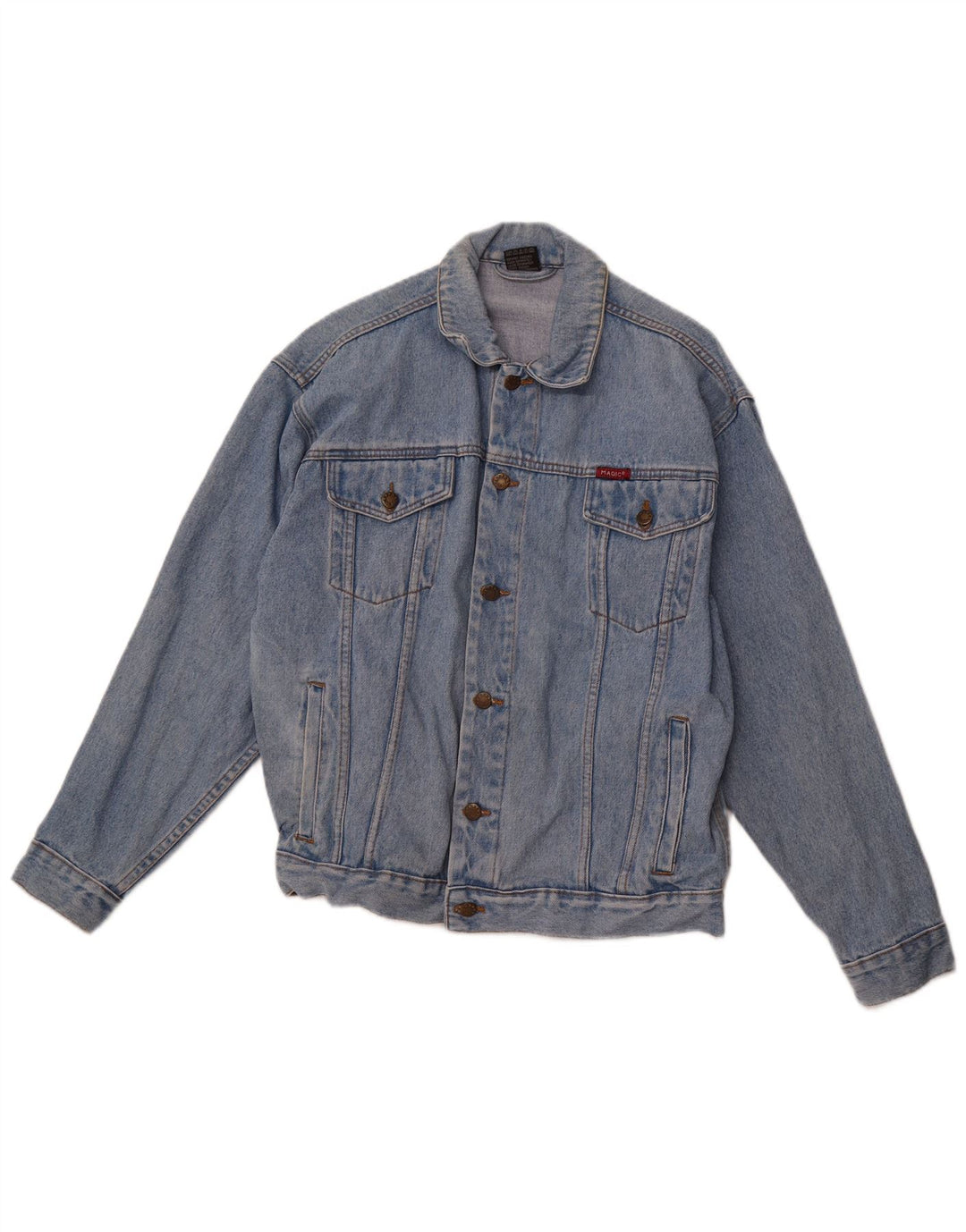 Giacca di jeans da donna MAGIC VENTURE UK 16 grande cotone blu