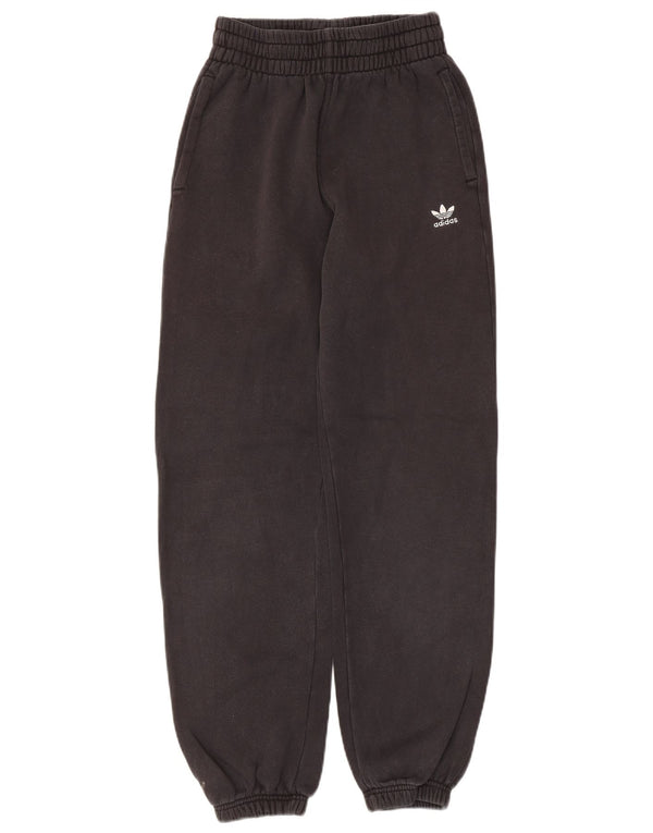 Pantaloni da tuta da donna Adidas Joggers UK 4 XS cotone nero