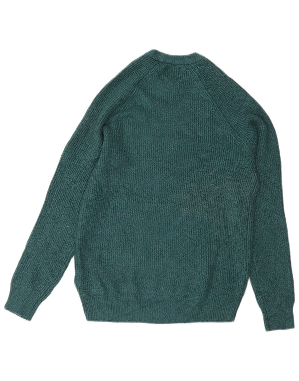 MARKS & SPENCER Maglione maglione girocollo da uomo verde medio in poliammide