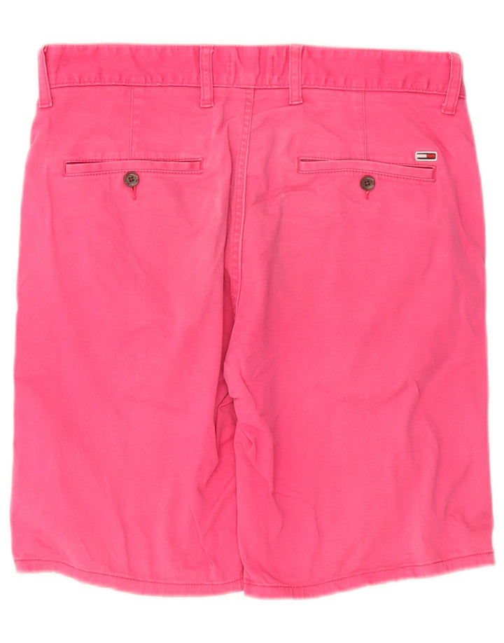 Pantaloncini chino da uomo Tommy Hilfiger W32 cotone rosa medio