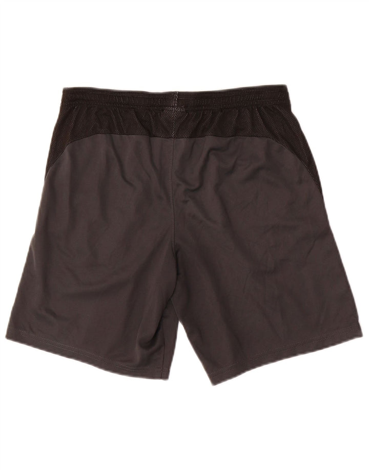 Pantaloncini sportivi Nike Dri Fit da uomo, piccoli, in poliestere color block grigio