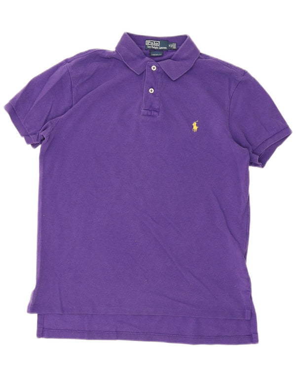 Polo Ralph Lauren da uomo su misura Polo in cotone viola medio