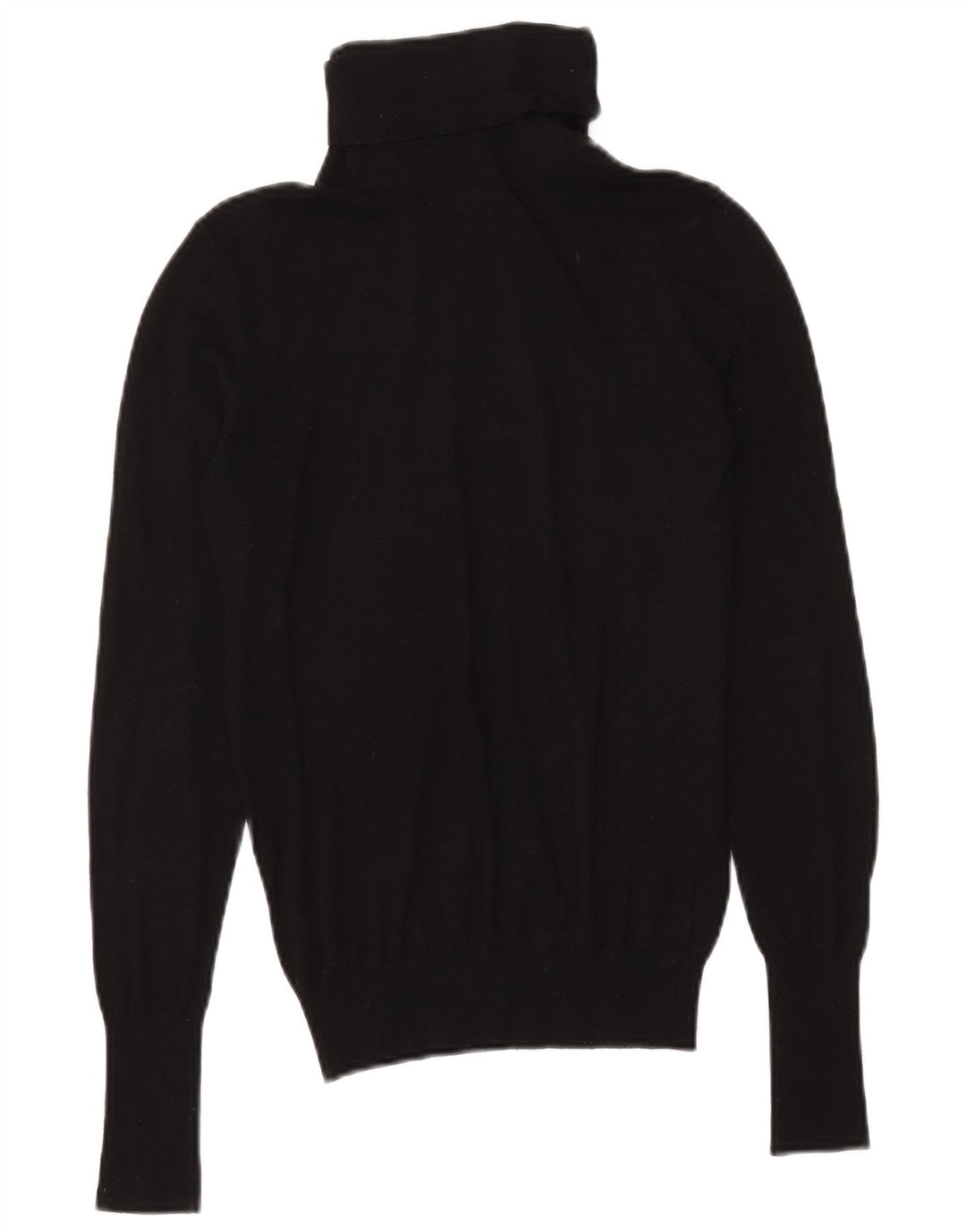 Maglione maglione collo alto da donna Zara UK 10 piccolo nero modal