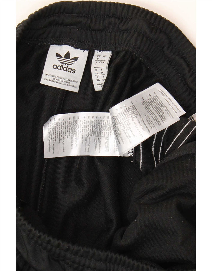 Pantaloni della tuta da donna Adidas UK 8 Small Poliestere nero