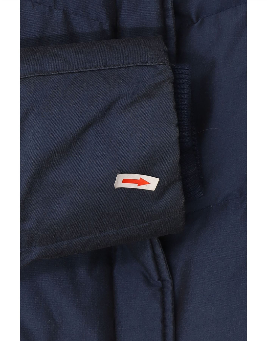Giacca imbottita da donna Woolrich UK 16 grande cotone blu navy