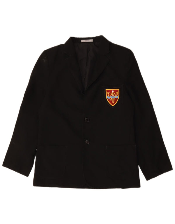 Giacca blazer a 2 bottoni Marks & Spencer da ragazzo 12-13 anni in poliestere nero