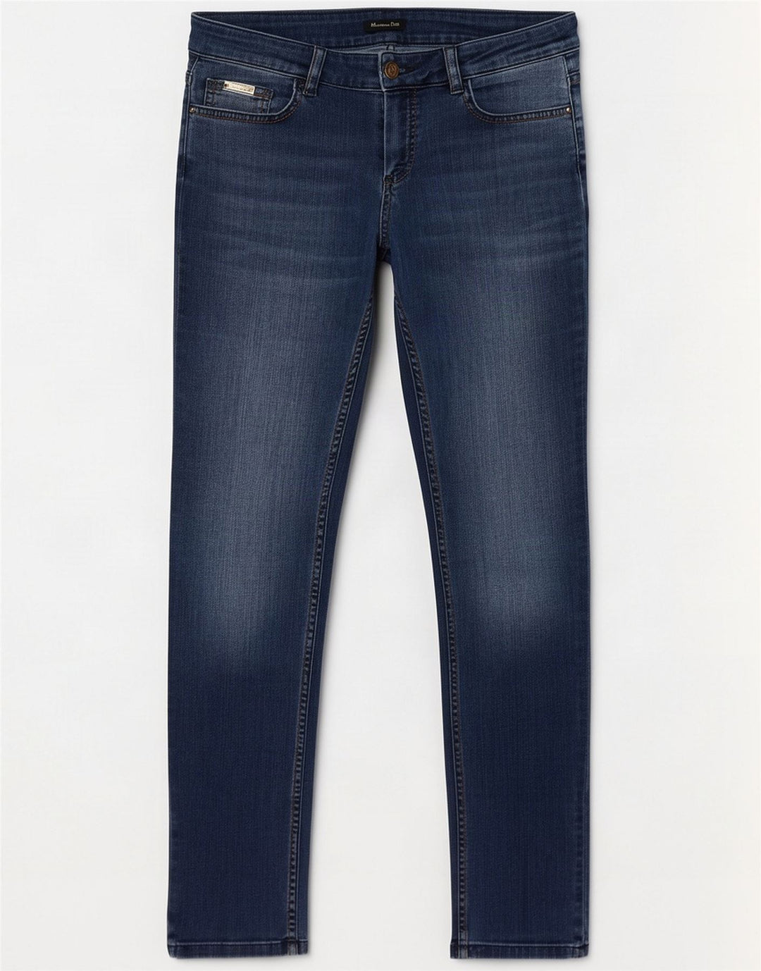 Massimo Dutti Jeans slim da donna EU 40 Medio W30 L31 Blu