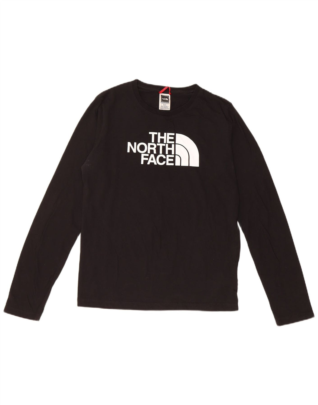 THE NORTH FACE Top grafico per ragazze manica lunga 14-15 anni XL cotone nero