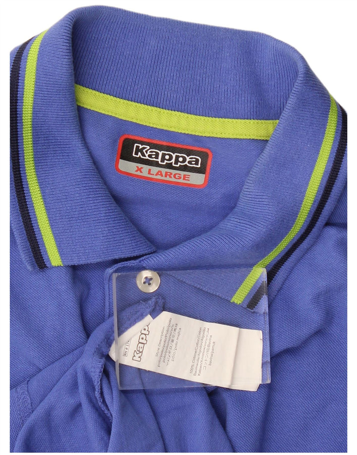 Polo Kappa Uomo XL Cotone Blu