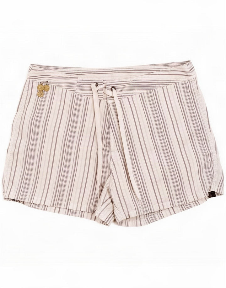 Pantaloncini da bagno da uomo Sundek Poliestere a righe bianche medie