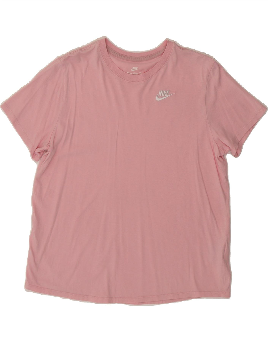 NIKE Womens T-Shirt Top UK 16 Large Pink Cotton Vintage Nike and Second-Hand Nike from Messina Hembry 
