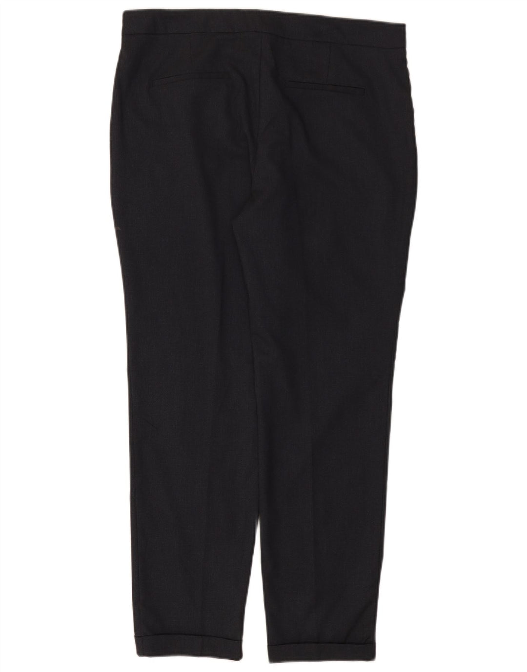 Pantaloni chino slim da donna Zara EU 40 medio W30 L27 poliestere blu navy