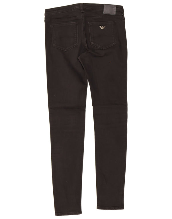 Jeans skinny da donna Armani W28 L30 cotone nero